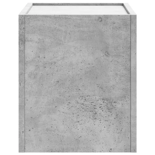 Betonszürke falra szerelhető éjjeliszekrény 45 x 30 x 35 cm