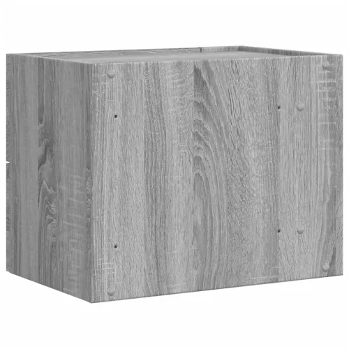 2 db szürke sonoma színű fali éjjeliszekrény 45 x 30 x 35 cm