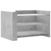 Betonszürke szerelt fa dohányzóasztal 80 x 50 x 50 cm