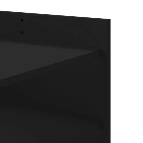 Fekete szerelt fa dohányzóasztal 100 x 50 x 50 cm