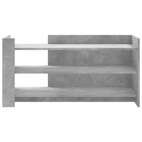 Betonszürke szerelt fa dohányzóasztal 100 x 50 x 50 cm