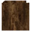Füstös tölgy színű szerelt fa dohányzóasztal 100 x 50 x 50 cm