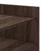 Barna tölgy színű szerelt fa dohányzóasztal 100 x 50 x 50 cm
