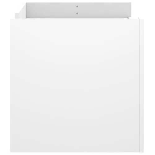 Fekete szerelt fa dohányzóasztal 100 x 50 x 50 cm