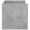 Betonszürke szerelt fa dohányzóasztal 100 x 50 x 50 cm