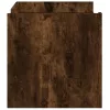 Füstös tölgy színű szerelt fa dohányzóasztal 100 x 50 x 50 cm