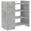 Betonszürke szerelt fa tálalószekrény 73,5 x 35 x 75 cm