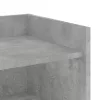 Betonszürke szerelt fa tálalószekrény 73,5 x 35 x 75 cm