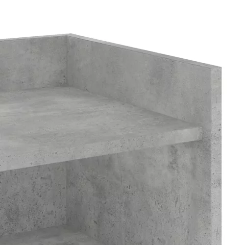 Betonszürke szerelt fa tálalószekrény 73,5 x 35 x 75 cm