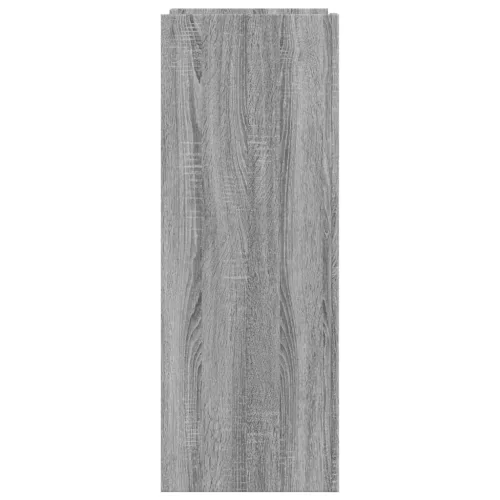 Szürke sonoma színű szerelt fa cipőszekrény 74,5 x 37,5 x 100cm