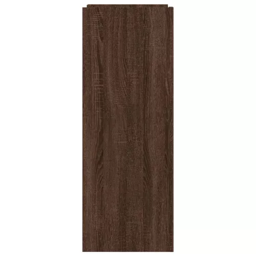 Barna tölgyszínű szerelt fa cipősszekrény 74,5 x 37,5 x 100 cm