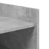 Betonszürke szerelt fa cipősszekrény 52 x 37,5 x 100 cm
