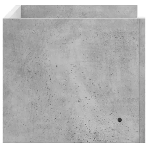 Betonszürke szerelt fa fali polc 70,5 x 35 x 30,5 cm