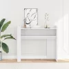 Fehér szerelt fa tálalóasztal 100 x 35 x 90 cm