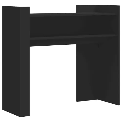 Fekete szerelt fa tálalóasztal 100x35x90 cm