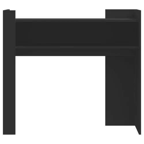 Fekete szerelt fa tálalóasztal 100x35x90 cm