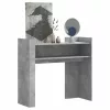 Betonszürke szerelt fa tálalóasztal 100x35x90 cm