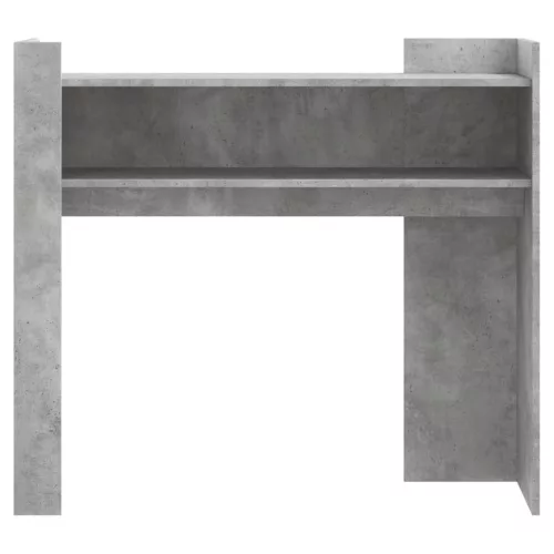 Betonszürke szerelt fa tálalóasztal 100x35x90 cm