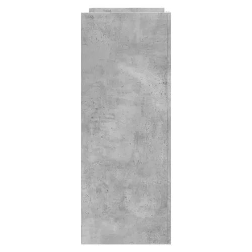 Betonszürke szerelt fa tálalóasztal 100x35x90 cm