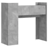 Betonszürke szerelt fa tálalóasztal 100x35x90 cm