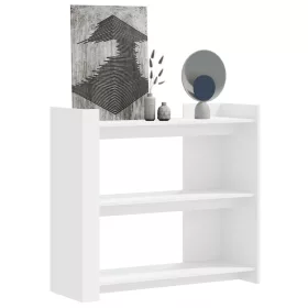 Fehér szerelt fa tálalóasztal 100 x 35 x 90 cm