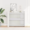 Fehér szerelt fa tálalóasztal 100 x 35 x 90 cm
