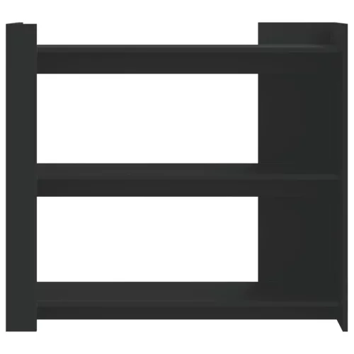Fekete szerelt fa tálalóasztal 100x35x90 cm