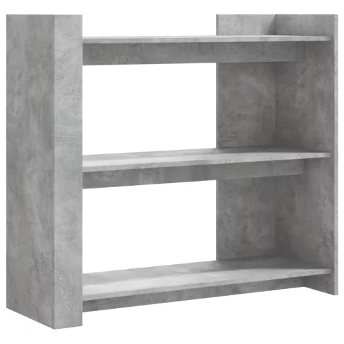 Betonszürke szerelt fa tálalóasztal 100x35x90 cm