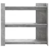 Betonszürke szerelt fa tálalóasztal 100x35x90 cm