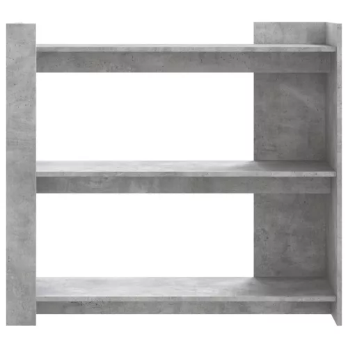 Betonszürke szerelt fa tálalóasztal 100x35x90 cm