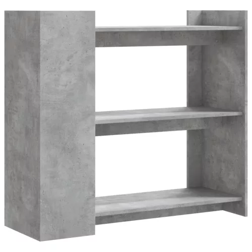 Betonszürke szerelt fa tálalóasztal 100x35x90 cm