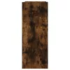 Füstös tölgy színű szerelt fa tálalóasztal 100x35x90 cm