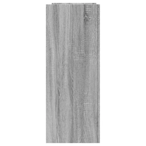 Szürke sonoma színű szerelt fa tálalóasztal 100x35x90 cm