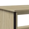 Sonoma tölgy színű szerelt fa dohányzóasztal 100 x 51 x 40 cm