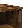 Füstös tölgy színű szerelt fa tálalóasztal 100x35x74,5 cm