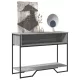 Szürke sonoma szerelt fa dohányzóasztal 100x35x74,5 cm