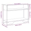 Szürke sonoma szerelt fa dohányzóasztal 100x35x74,5 cm