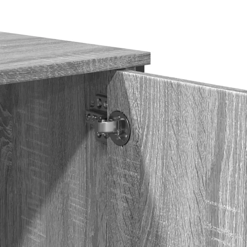 Szürke sonoma szerelt fa dohányzóasztal 100x35x74,5 cm