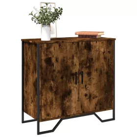   Sonoma tölgy színű szerelt fa tálalószekrény 78 x 35,5 x 74,5cm