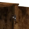 Sonoma tölgy színű szerelt fa tálalószekrény 78 x 35,5 x 74,5cm