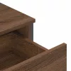 Barna tölgy színű szerelt fa tálalószekrény 79,5x35,5x74,5 cm