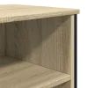 Sonoma tölgy színű szerelt fa tálalószekrény 91x35,5x74,5 cm