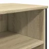 Sonoma tölgy színű szerelt fa tálalóasztal 101 x 35,5 x 74,5 cm