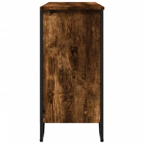 Sonoma tölgy színű szerelt fa tálalószekrény 101x35,5x74,5 cm