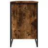 Füstös tölgy színű szerelt fa cipőszekrény 90 x 38 x 61,5 cm