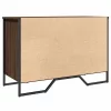 Barna tölgy színű szerelt fa cipősszekrény 90 x 38 x 61,5 cm