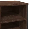 Barna tölgy színű szerelt fa cipősszekrény 90 x 38 x 61,5 cm