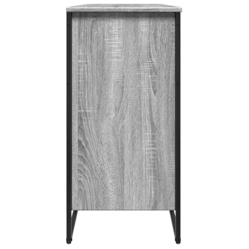 Szürke sonoma színű szerelt fa cipőszekrény 80 x 38 x 78 cm