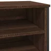 Barna tölgy színű szerelt fa cipősszekrény 80 x 38 x 78 cm