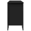 Fekete szerelt fa fürdőszobai mosdószekrény 91 x 35 x 60 cm